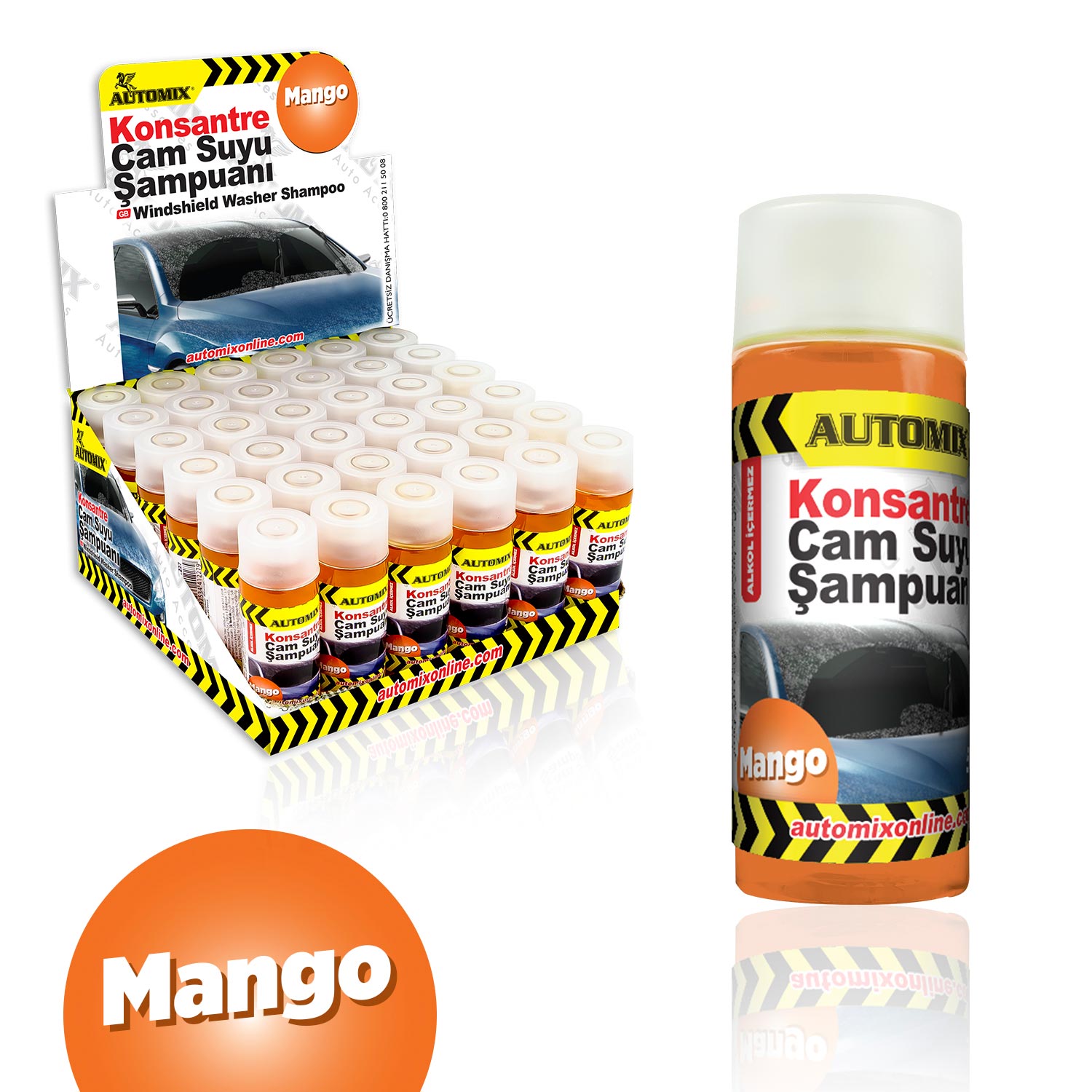 AUTOMIX 50 ML CAM SUYU SAMPUANI MANGO